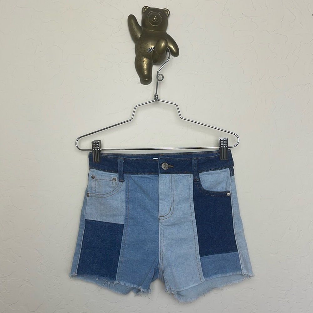 5 for $25 🌈 RSQ Denim Shorts patchwork size 10 tilly's girls